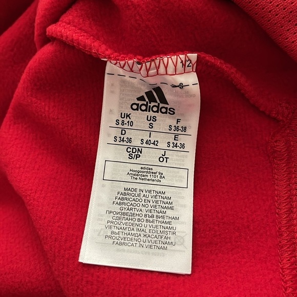 (NWT) Adidas Aeroready Women’s 1/4 Zip Pullover in Red, Small - Picture 17 of 17